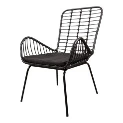 DS4U® Modo Rieten Lounge - Wicker - Zwart