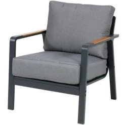 Loungestoel Mai Tai - Stof - Grijs